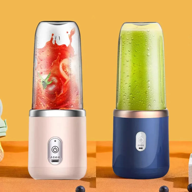 VoltMix Portable Mini Juicer — USB Rechargeable Personal Blender (350–500 ml, 25 W)