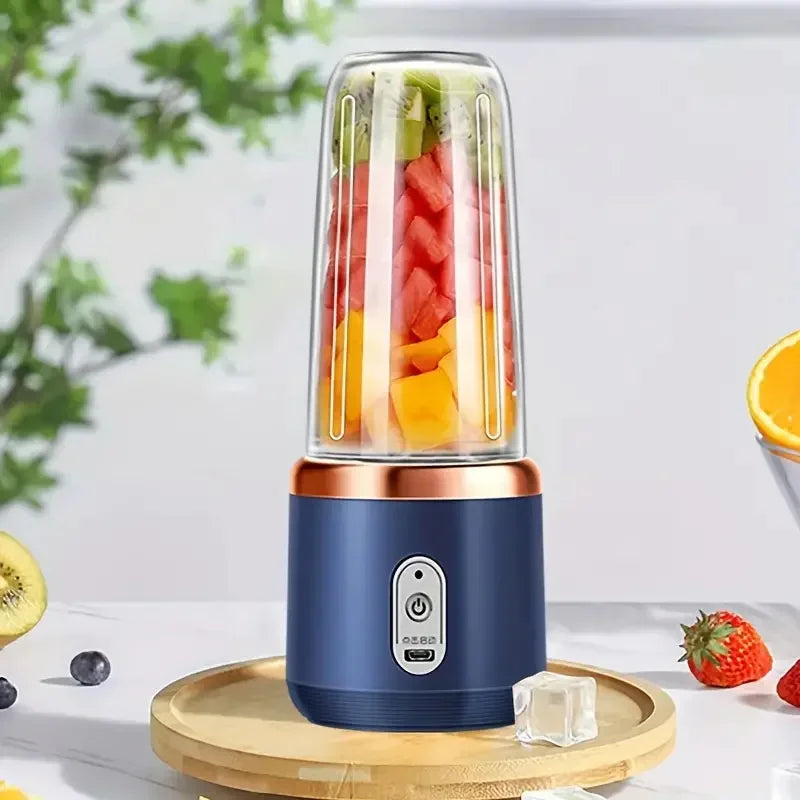 VoltMix Portable Mini Juicer — USB Rechargeable Personal Blender (350–500 ml, 25 W)